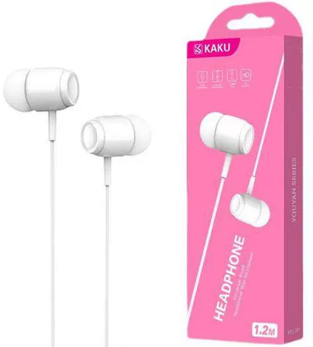 Kaku 3.5 Mm Clear Sound Wired In-ear Earphones